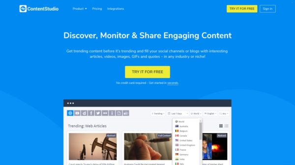 Content Studio - Social Media Management
